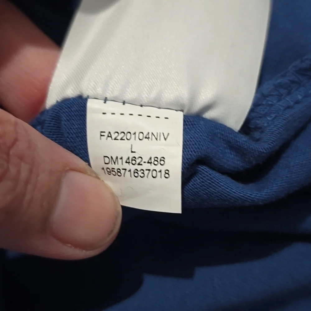 Jordan Blue Short Sleeve Tee with Crew Neck‎ Size Large